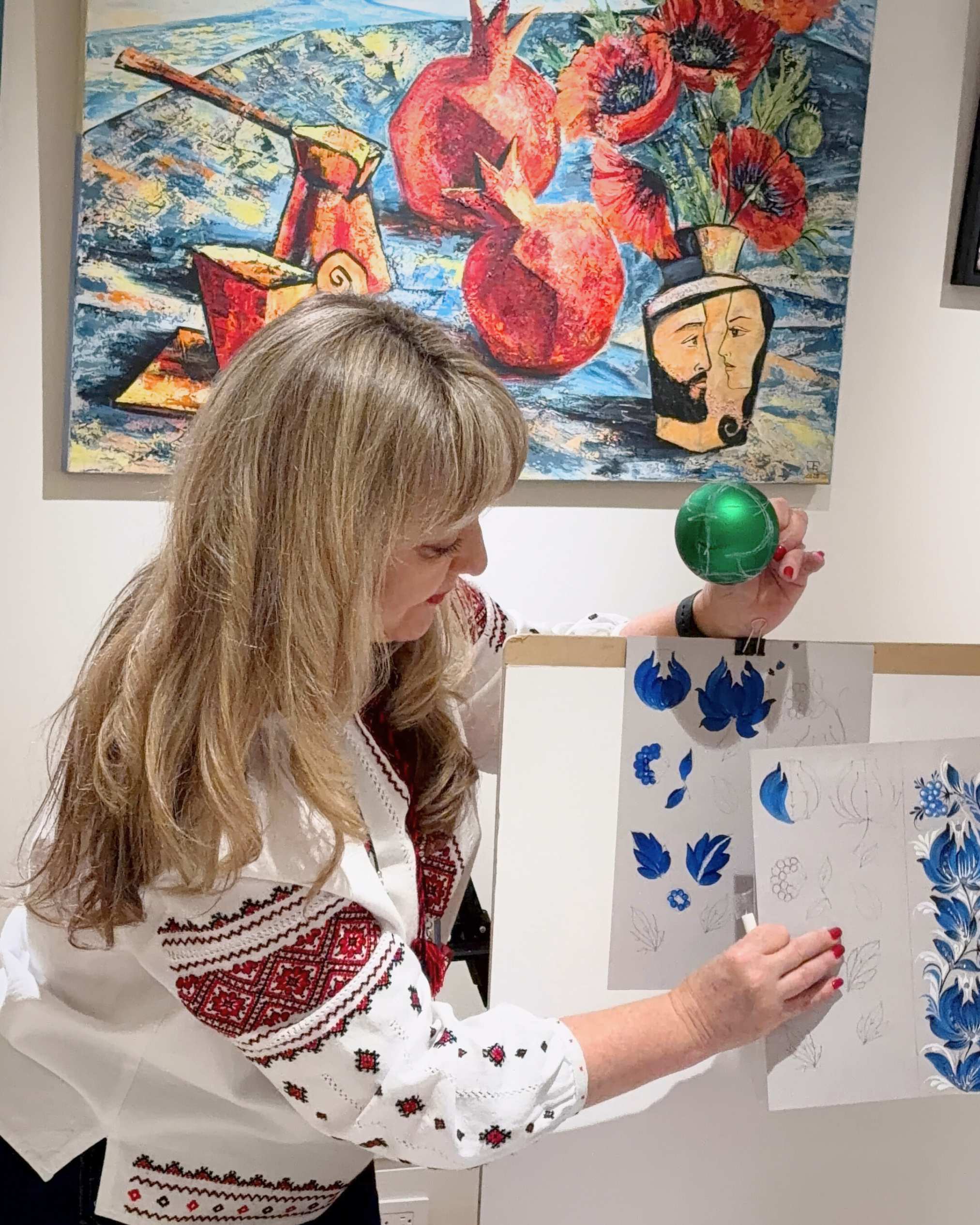 Petrykivka Christmas Ornament Workshop, Thursday, December 11, 2025